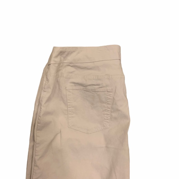 Soft Surroundings Tan Cuffed Bermuda Shorts - Picture 8 of 8